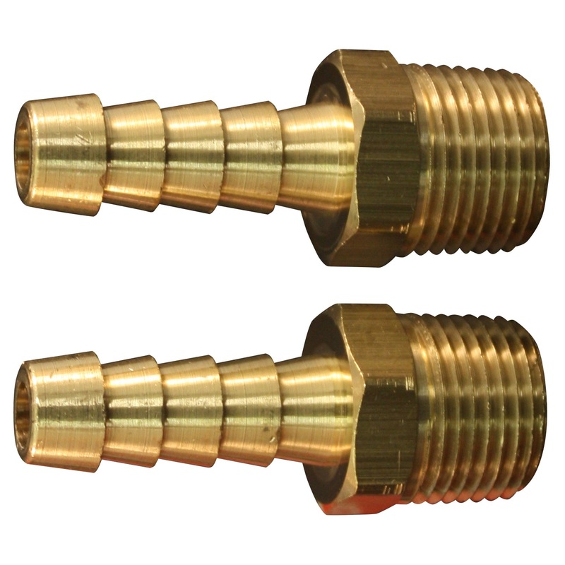 3/8 MNPT 3/8 ID Hose End Fitting (Pack of 10)