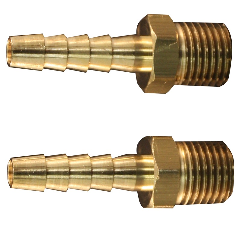 1/4 MNPT 1/4 ID Hose End Fitting (Single Retail Pack)