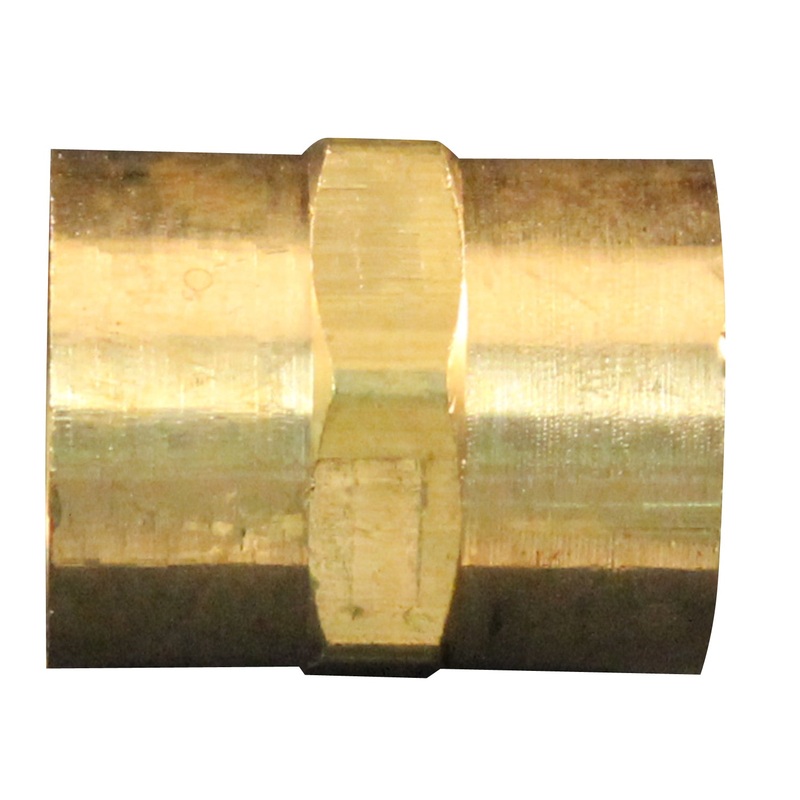 3/8 FNPT Hex Coupling Hose Fitting (Single Retail Pack)
