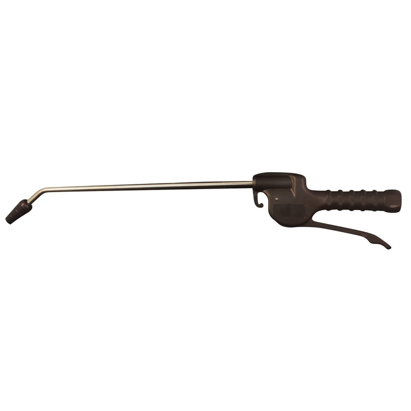 Milton Pistol Grip Air Gun Blower  1/4 NPT Air Blowgun Tool with 11 Bent Nozzle, Pistol Grip Blowgun for Precision Cleaning