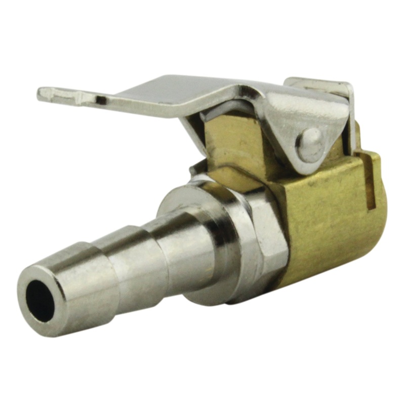 1/4 ID Euro-Style Hose Barb Air Chuck (Box of 10)