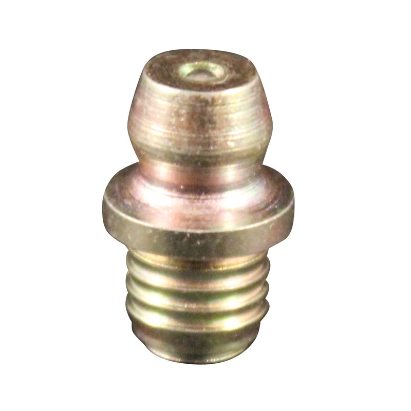 1/4 Drill Hole Straight Drive Fit Grease Fitting (Single Retail Pack)