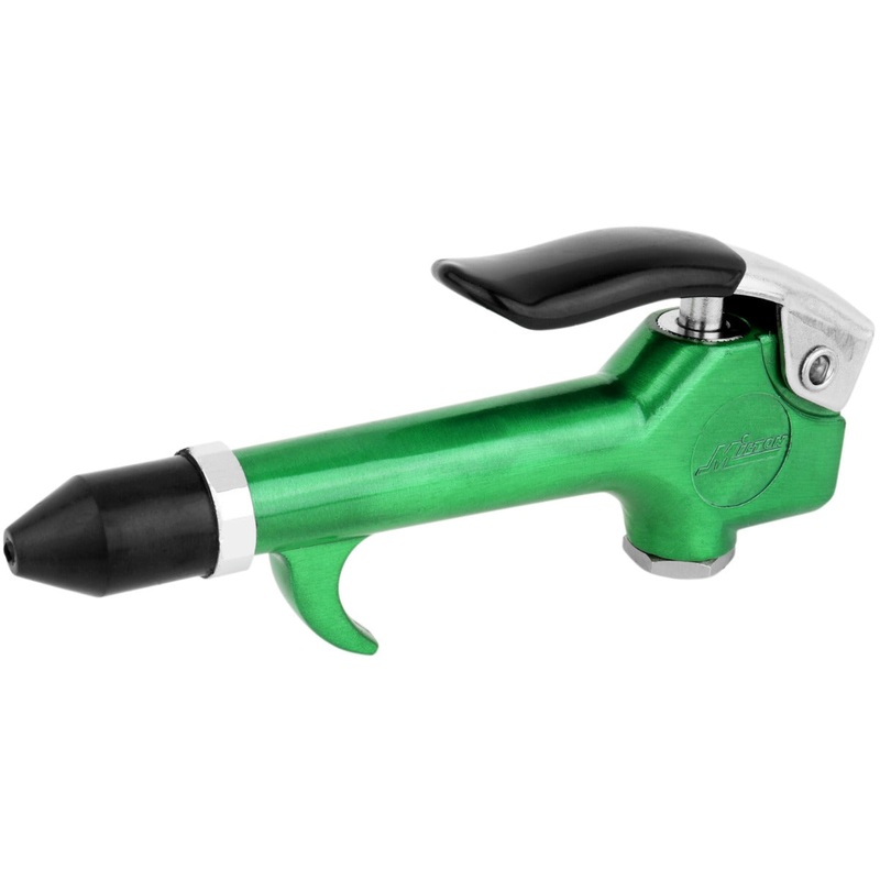 COLORFIT S-148AC 1/4  NPT Lever Blow Gun Tool, Rubber Tip Nozzle, Green