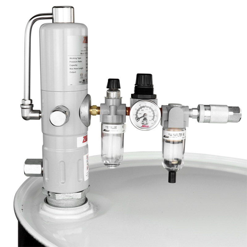 ZE1702K  3:1 Pneumatic Piston Pump for 55-Gallon Drums w/FRL