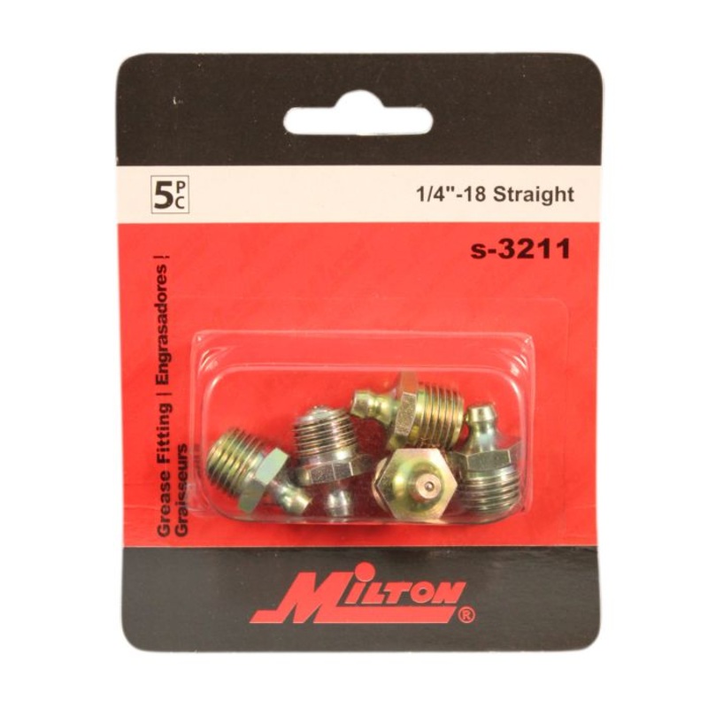 1/4 – 18 Short Straight Grease Fitting