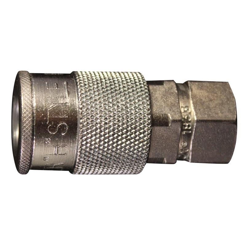 1/4 FNPT H-Style Coupler|1/4″ FNPT Retail Box of 5|1/4″ FNPT Single Retail Pack