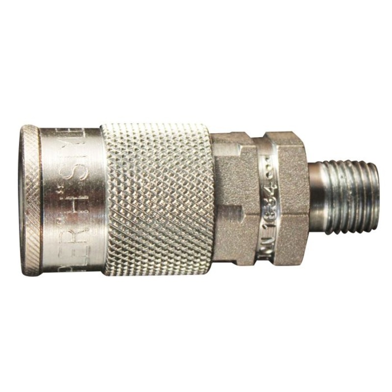 1/4 MNPT H-Style Coupler|1/4″ MNPT Retail Box of 5|1/4″ MNPT Box of 5|1/4″ MNPT Single Retail Pack|1/4″ MNPT Box of 50