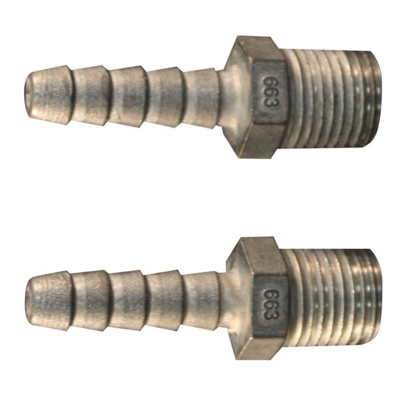 1/4 ID Zamak Hose End|Retail Box of 10|Single Retail Pack|Box of 10