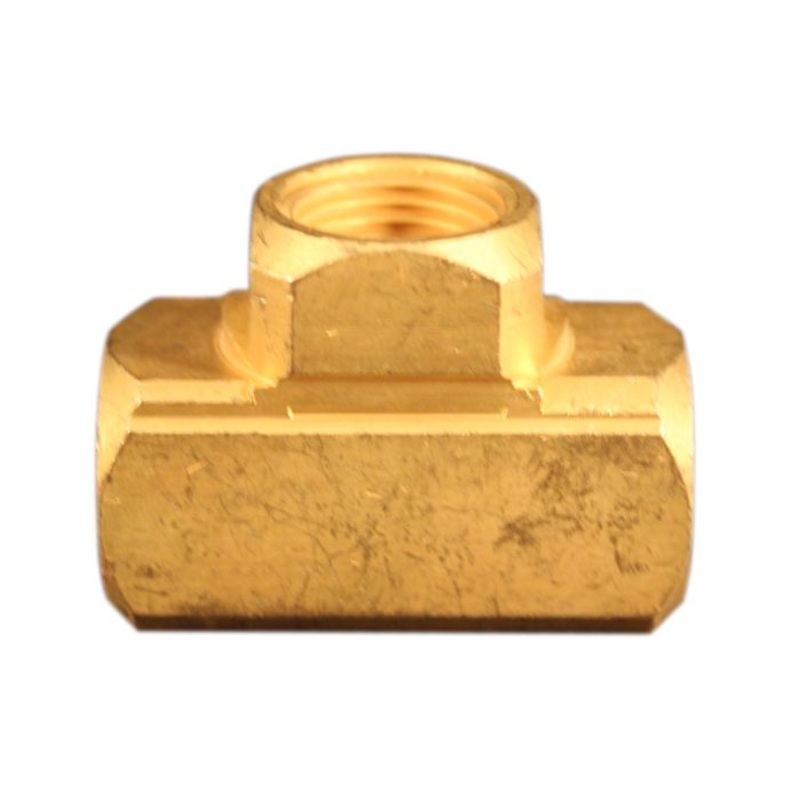 3/8 FNPT Brass Tee Hose Fitting