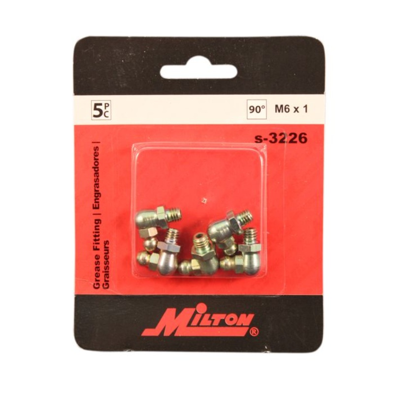 Metric M6 x 1 90 Degree Grease Fitting