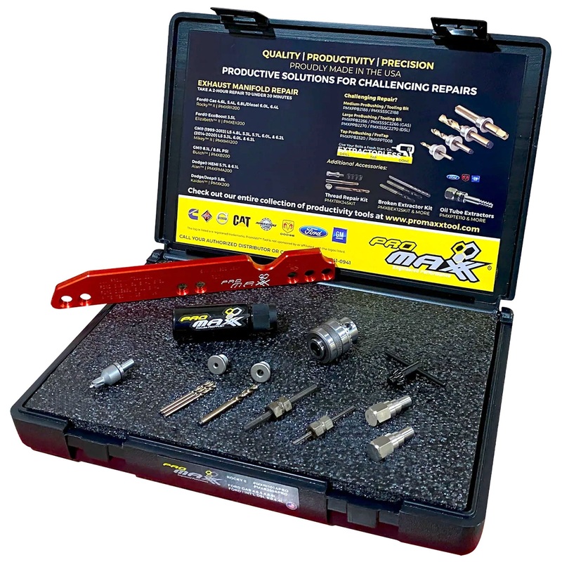 Ford Gas 4.6L 5.4L 6.8L Diesel 6.0L 6.4L Exhaust Manifold Broken Bolt Repair Kit – Rocky II
