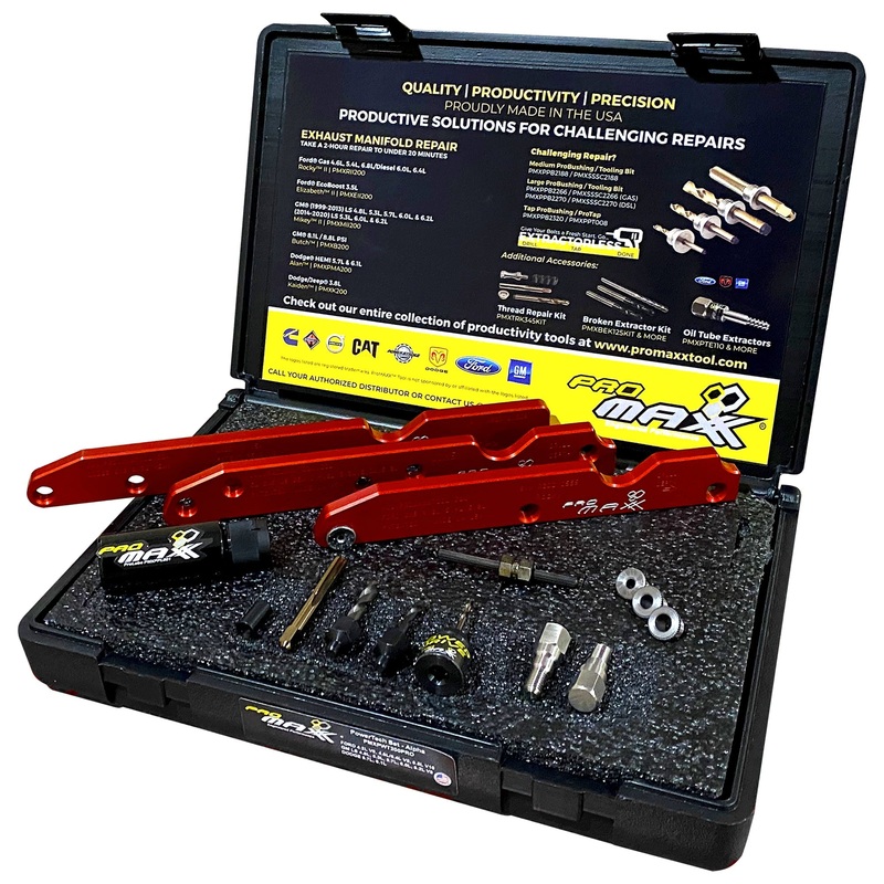 PowerTech Set – Alpha – Ford / Dodge / GM Gas Exhaust Manifold Broken Bolt Repair Combo Kit
