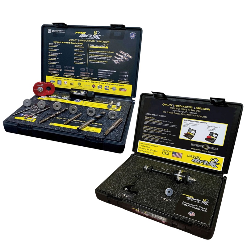 Power Stroke Package – CHARLIE Ford 6.7L Power Stroke Fuel Injector Hold Down Bolt Repair ProKit Plus And Fuel Injector Puller