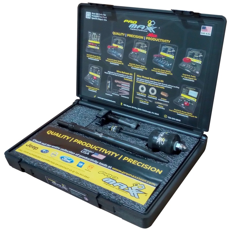 GM 6.6L Duramax Diesel (L5P GEN I & II 2017-Current, L5D 2018-CURRENT) Fuel Injector Puller w/Air Hammer-Assisted Punch / Slide Hammer Options – PowerPull 220