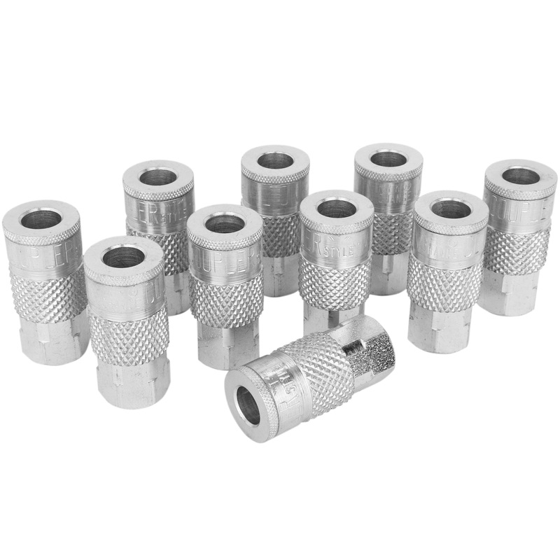 785ST – Milton 1/4 Steel (T-Style) Quick-Connect Female Steel Coupler (Box of 10)