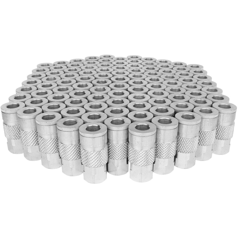785STBK – Milton 1/4 Steel (T-Style) Quick-Connect Female Steel Coupler (Box of 100)