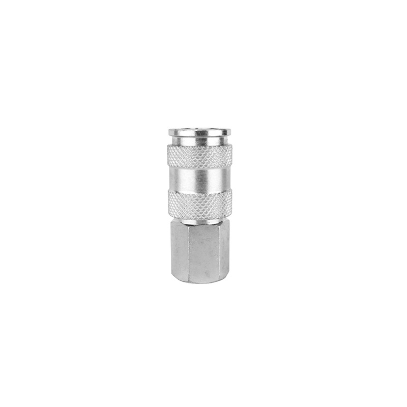 S-766ST – Milton 3/8 FNPT High Flow (V-Style) Quick-Connect Steel Coupler (Sold Individually)