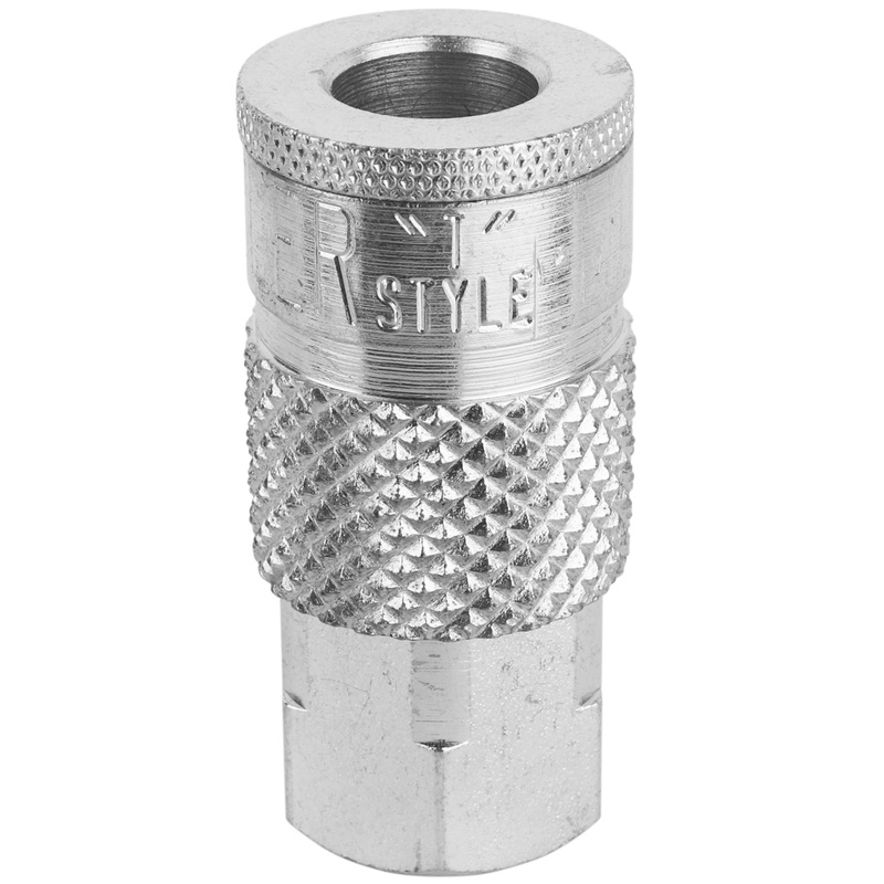 S-785ST – Milton 1/4 Steel (T-Style) Quick-Connect Female Steel Coupler (Sold Individually)