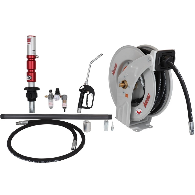 ZE1700PK-55-400  3:1 Premium Series Pump Kit 55-Gal w/reel & nozzle