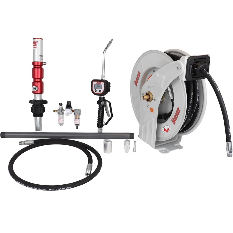 ZE1700PK-55-600  3:1 Premium Series Pump Kit 55-Gal w/reel & meter
