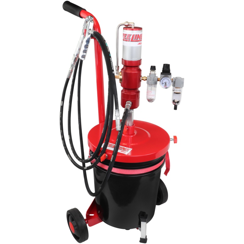 ZE3574PKC  60:1 Premium Grease Pump for 25-50 Lbs. Pails Package w/Cart