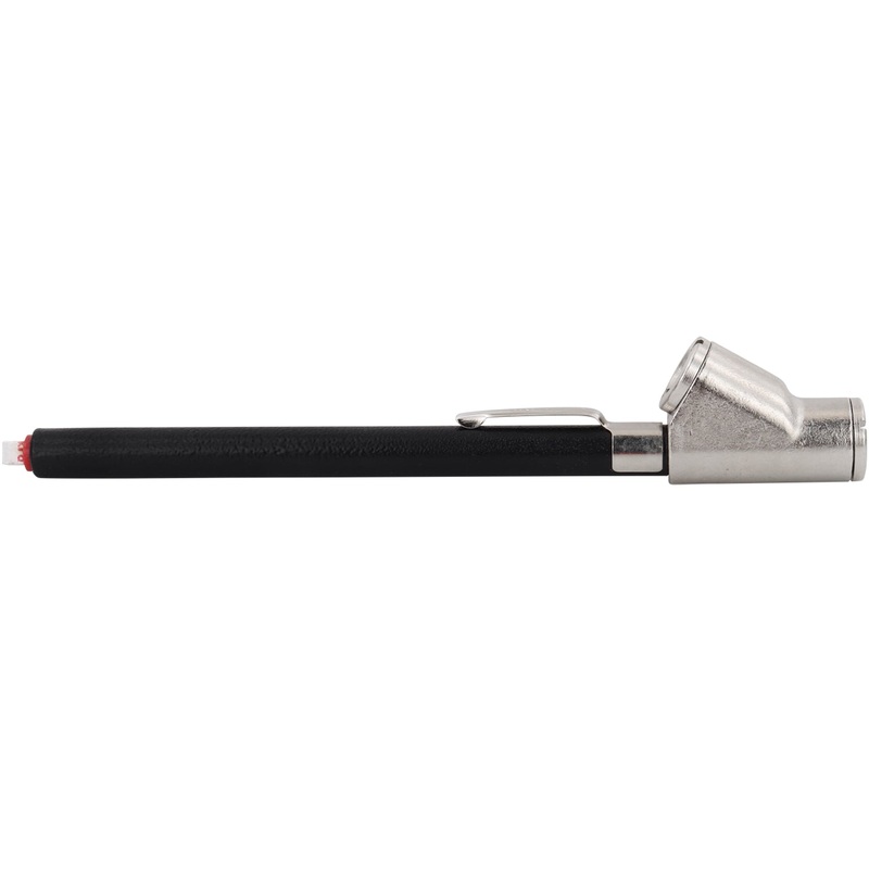 Tire Pressure Gauge Dual Head Straight Foot Tire Gauge with Matte Black Poly Finish – 2-120 PSI