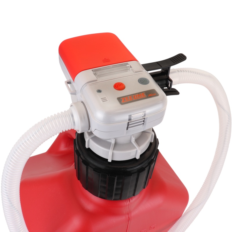 ZE1030XL  AA Battery Powered Fuel Can Transfer Pump for Racing Style Fuel Cans
