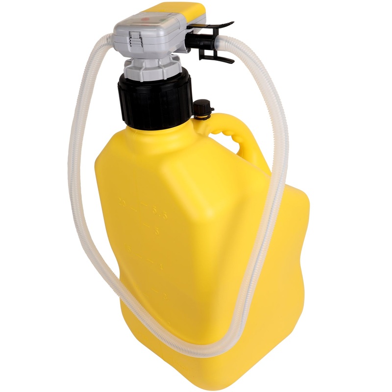 ZE1030XLD  AA Battery Powered Fuel Can Transfer Pump for Racing Style Fuel Cans