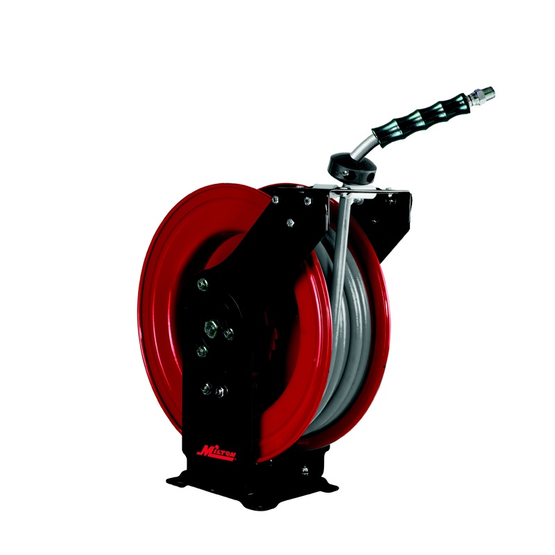 3/8 x 100′ All-In-One Pressure Washer Hose Reel (Aramid-braided hose)
