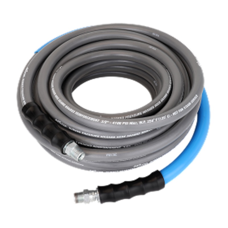3/8 x 50′ Aramid Braided Pressure Washer Hose Assembly