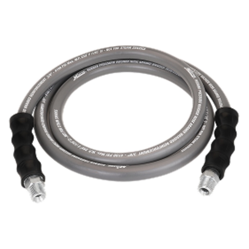 3/8 x 6′ Aramid Braided Pressure Washer Hose Assembly
