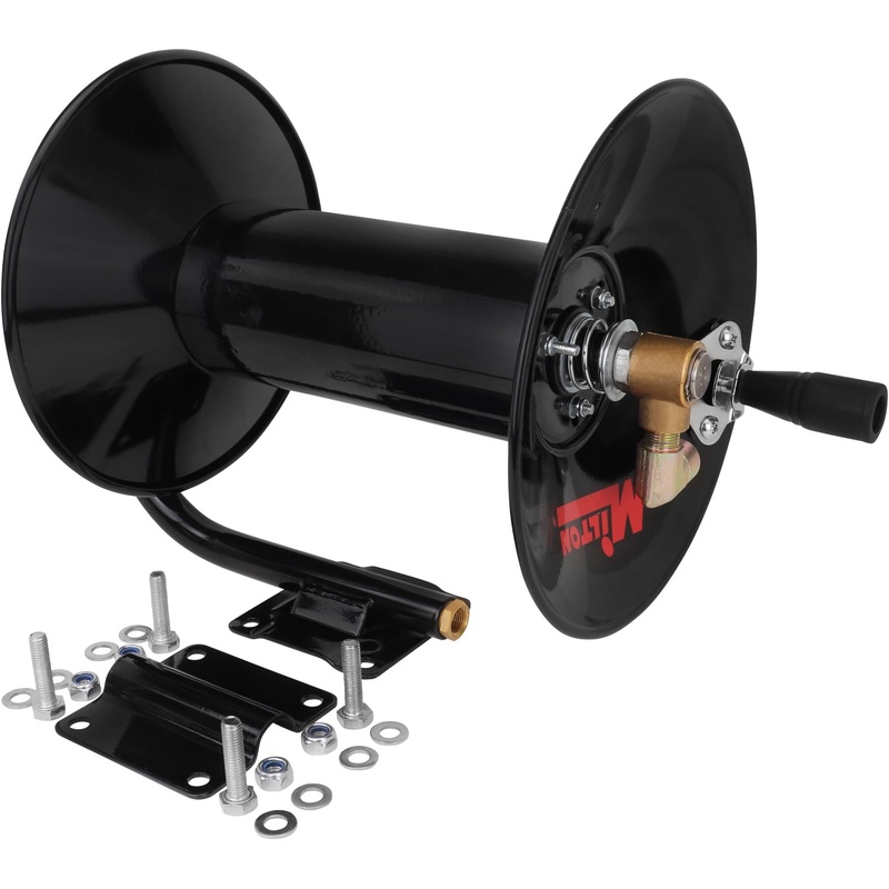 Empty Manual Reel for Pressure Washing (holds 100′ of hose)