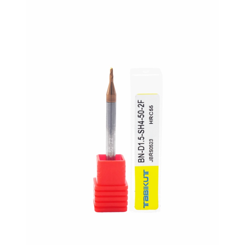 1.5 Mm Carbide Ballnose 55 HRC PACK OF 2