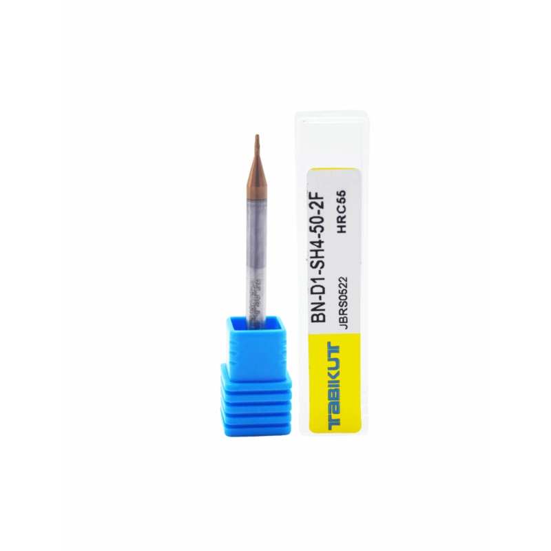 1 mm Carbide Ballnose 55 Hrc Pack Of 2