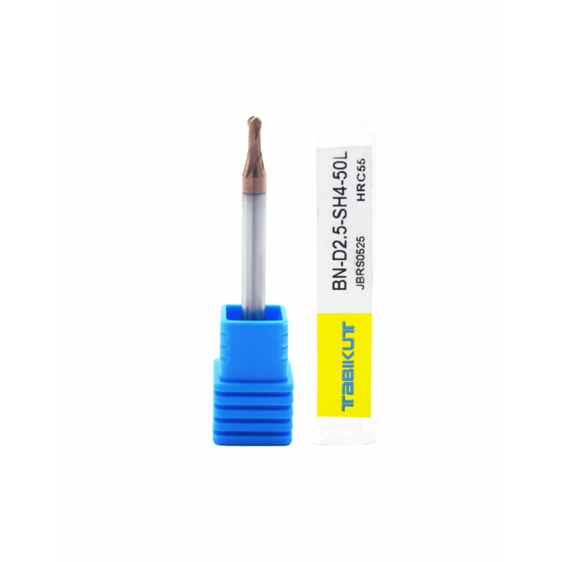 2.5 Mm Carbide Ballnose 55 HRC PACK OF 2
