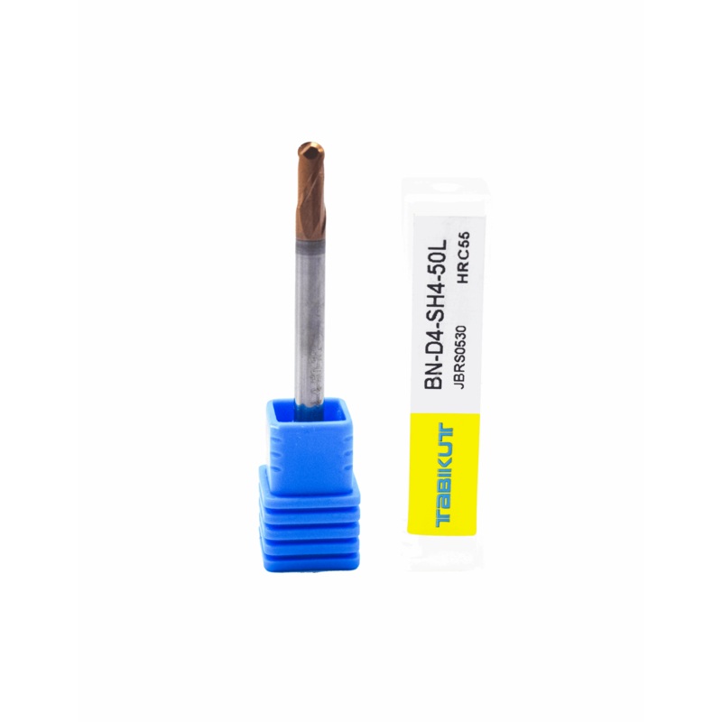 4 mm Carbide Ballnose 55 HRC 2 flutes Tabikut