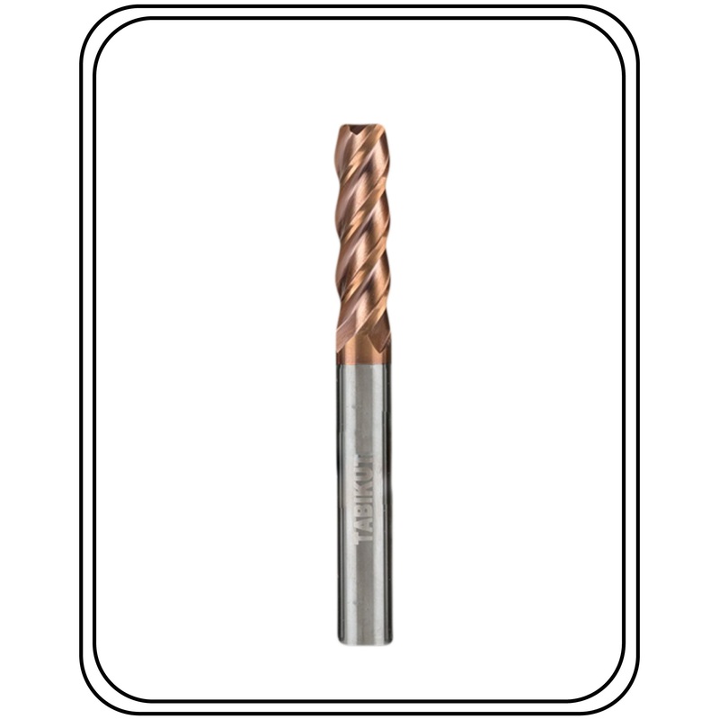 6mm Carbide Endmill 55 HRC 4 Flutes Total Length Is 50/75/100/150 MM