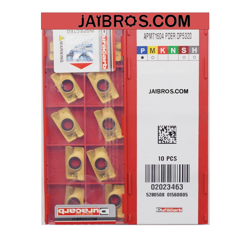 Duracarb APMT1604 pder dp5320 Carbide Insert pack of 10