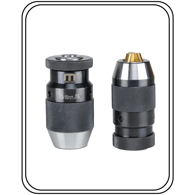 Keyless Drill Chuck 3-16mm JT6 Taper Heavy Duty Yellow Jaws