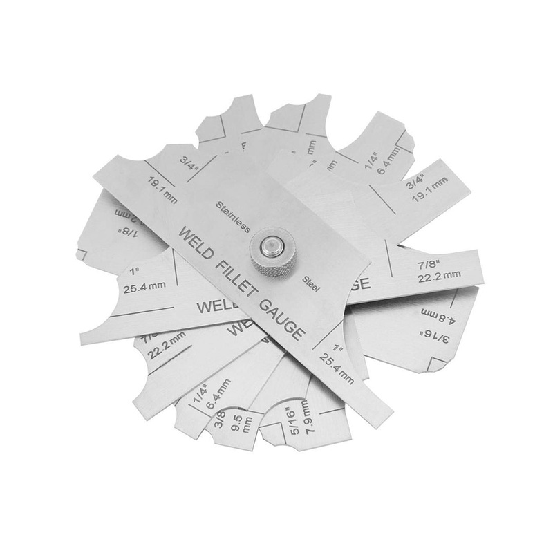Fillet Welding GAGE 1/8 to 1 7 Blades in one Set of Fillet Gauge
