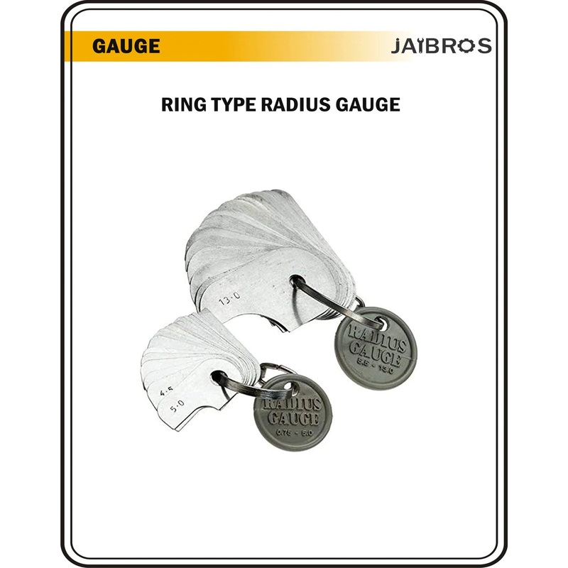 Jaibros Radius Gage 5.5 mm To 13 mm Ring Type