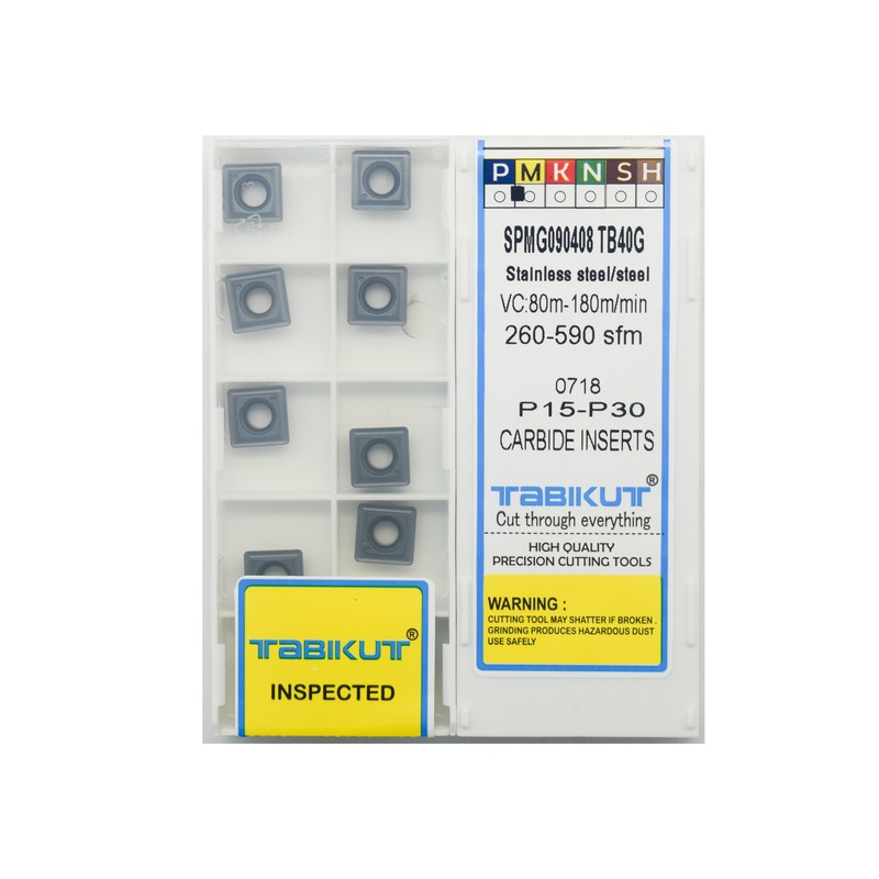 SPMG090408 TB40G Carbide Drilling Insert For Indexable U Drill Black Pack Of 10