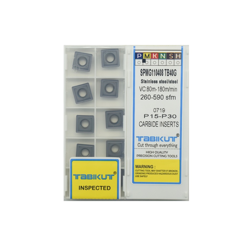 SPMG110408 TB40G Carbide Drilling Insert For Indexable U Drill Black Pack Of 10
