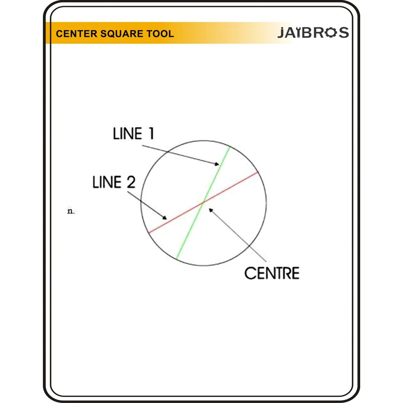 Center Square tool for center 1.5 inch AND 3 inch