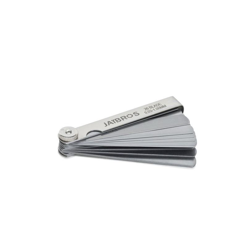 Feeler Gauge mm size 0.03 to 1.0 mm 26 blades