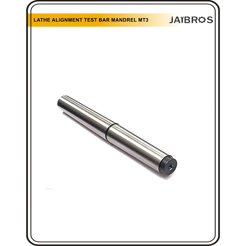 Lathe Alignment Test Bar Mandrel MT3 steel finish pack of 1