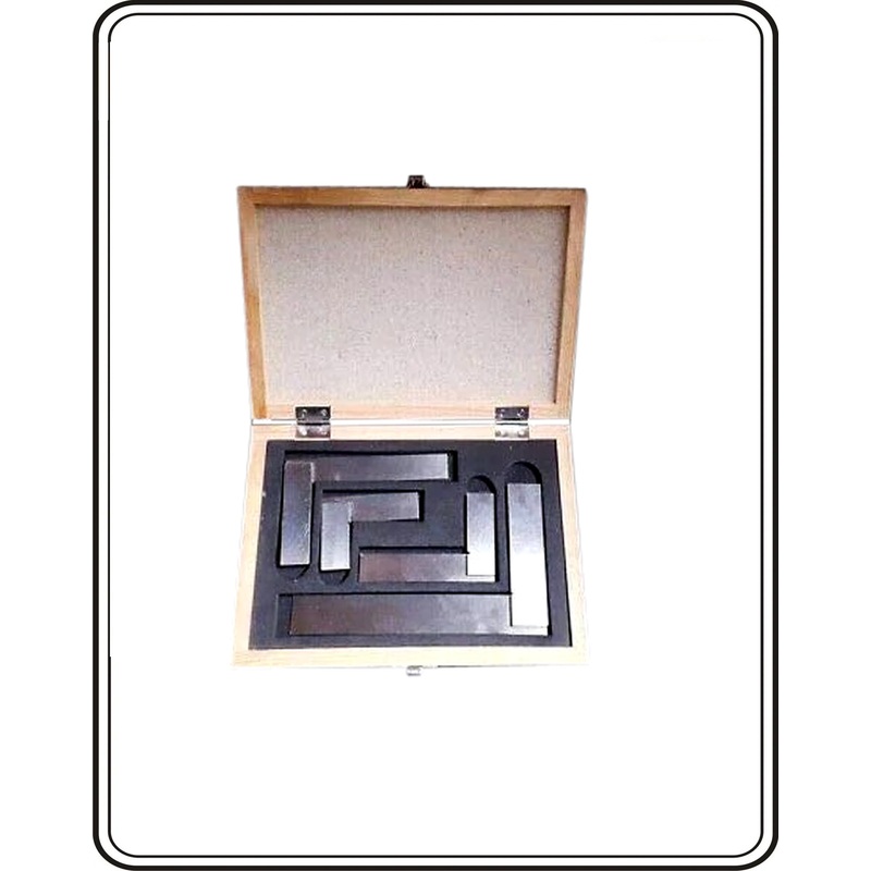Try Square 2 inch, 3 inch, 4 inch and 6 inch set steel finish pack of 4