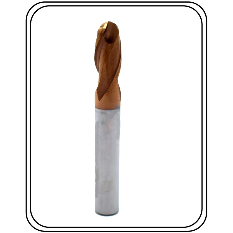 12mm Carbide Ballnose 60 HRC PACK OF 1