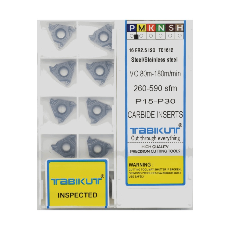 16ER/IR 2.5 ISO External/Internal Threading Insert pack of 10