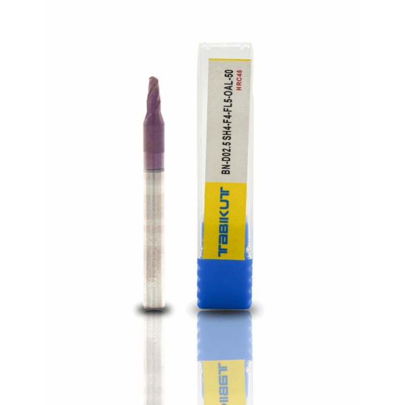 2.5 mm Carbide Ballnose 2FLUTES/ 45 HRC PACK OF 2